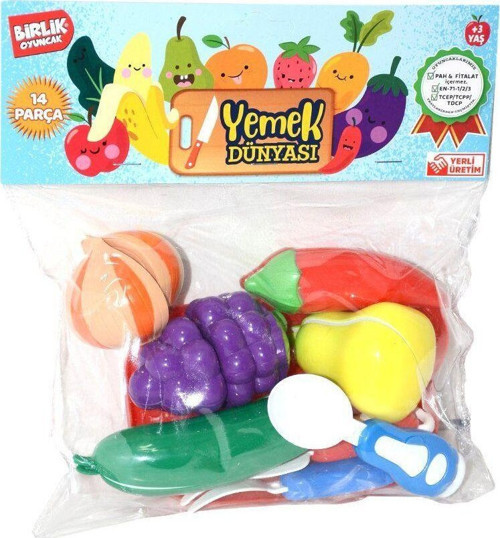Bykrurg Urt007-Pvc-2Ab Yemek Dünyası Meyve Kesme Seti Ticnew