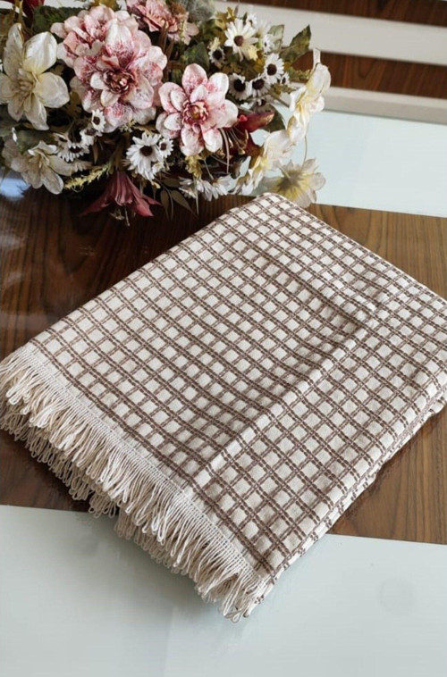 Windores 170X230Cm. Çok Amaçlı Natural Koltuk,Kanepe, Divan, Çekyat İçin Dekoratif Koltuk Örtüsü