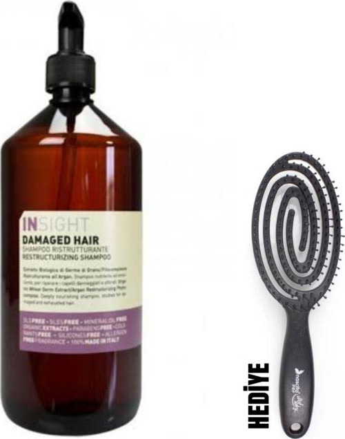Damaged Hair Restructurizing Onarıcı Şampuan 900 Ml Nascıta 3 Boyutlu Saç Fırçası
