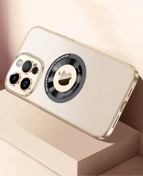 İphone 13 Pro Max Uyumlu Kamera Lensli Akrilik Kılıf – Magsafe Destekli, Darbe Emici