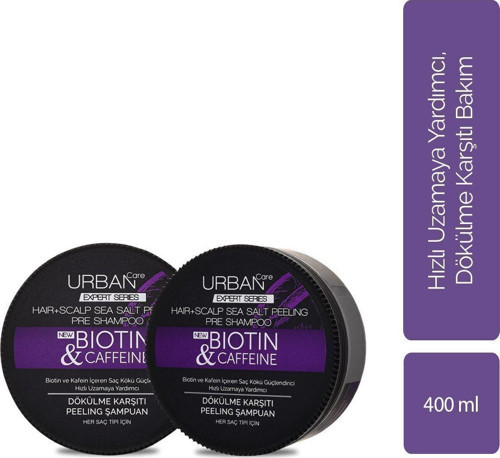 Expert Biotin Ve Kafein Dökülme Karşıtı Peeling Şampuan 2X200 Ml-Vegan