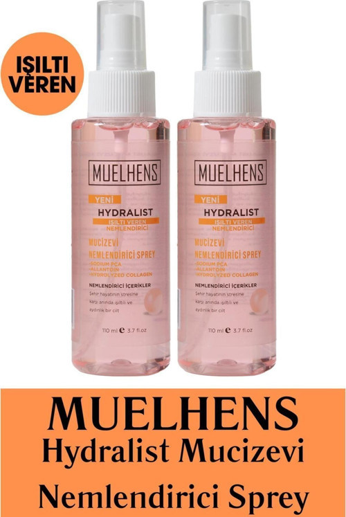 Hydralist Nemlendirici Sprey Işıltı Veren 110 Ml X 2 Adet