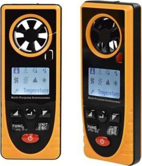 Bgm8910 Dijital Hava Hızı Ölçer Anemometre ''Çok Fonksiyonlu''