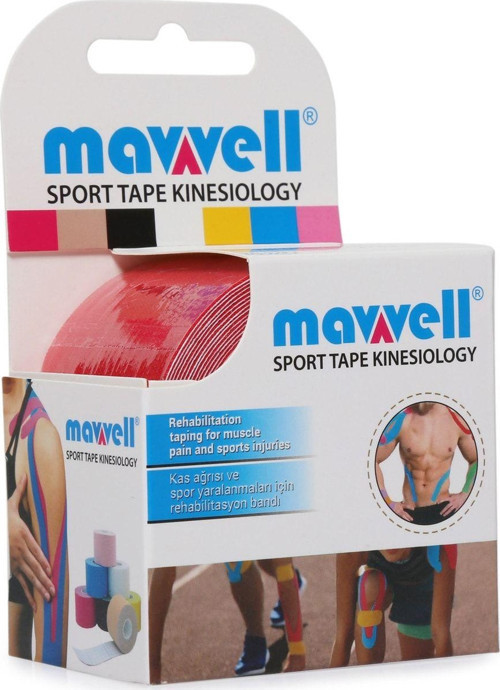 Iron Kınesıo Tape Ağrı Bandı 5Cm X 5 Mtr - Kırmızı S05501