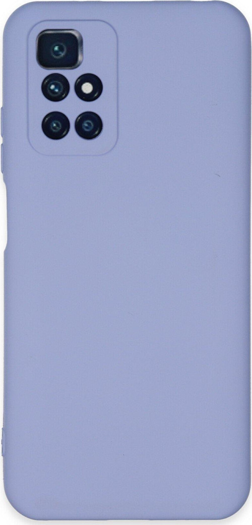Xiaomi Redmi Note 11 4G Kapak İçi Kadife Kamera Korumalı Lansman Silikon Kılıf - Lila