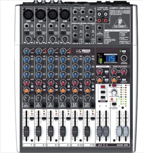 Xenyx X1204Usb 12-In 2/2-Bus Mixer With Xenyx Mic Pream