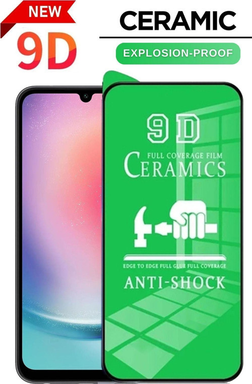 Samsung A23 Uyumlu Tam Kapatan Esnek Seramik Ekran Koruyucu Kırılmaz Cam