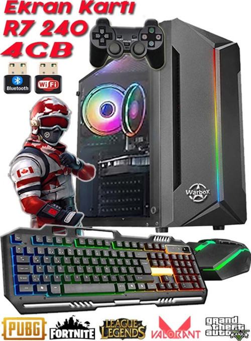 Alpin Max I7 860 8Gb Ram 128Gb Ssd 120Gb Hdd R7 240 4Gb E.Kartı Oyuncu Bilgisayarı
