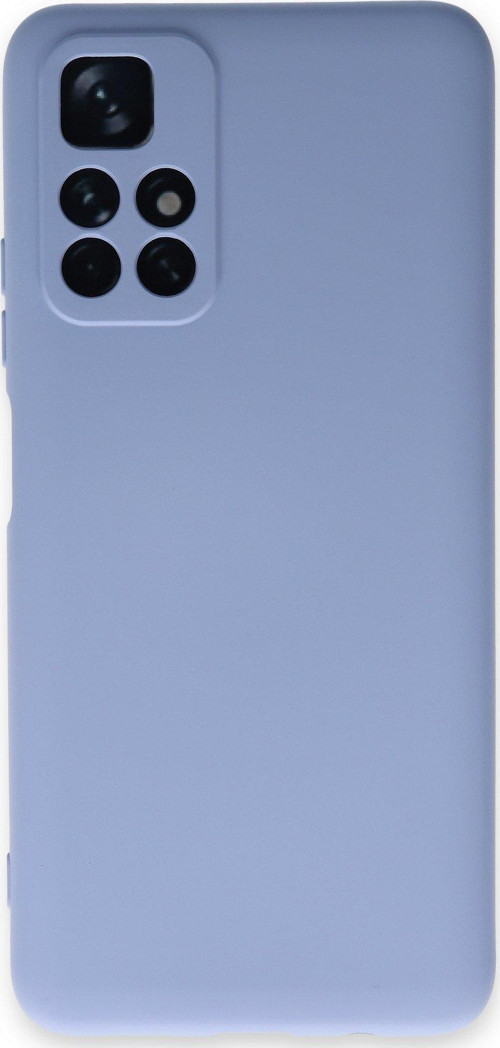 Xiaomi Redmi Note 11 Kapak Kamera Korumalı Içi Kadife Lansman Silikon Kılıf - Lila