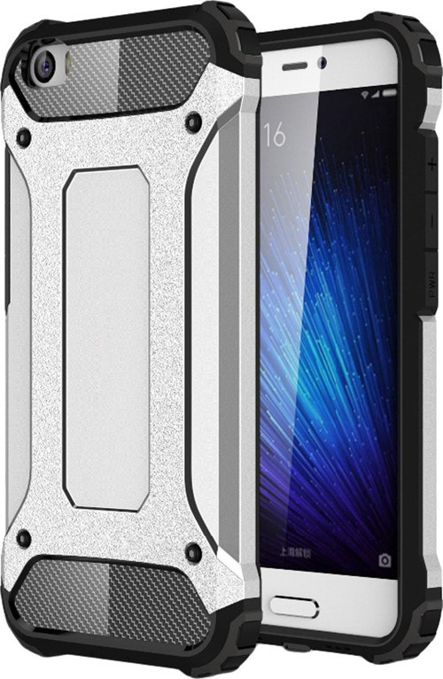Xiaomi Mi 5s Kapak Çift Katmanlı Zırh Tank Kılıf - Gri