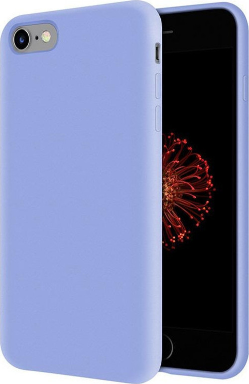 Apple Iphone 6 Içi Kadife Soft Logosuz Lansman Silikon Kılıf - Lila