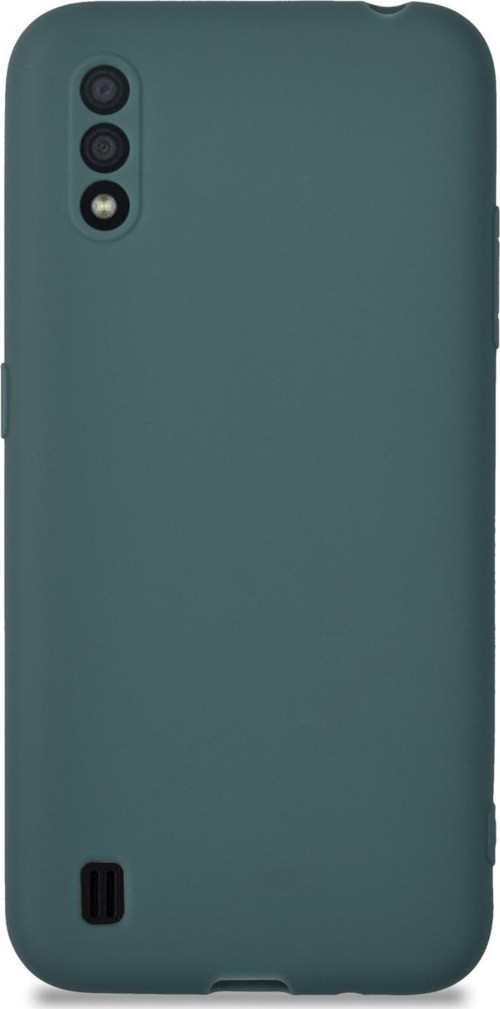 Samsung Galaxy A01 Kılıf Kamera Korumalı Premier Silikon Kapak - Petrol Mavisi