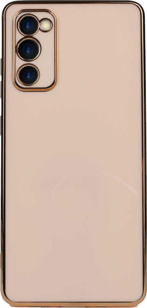 Samsung Galaxy A03S Kapak Kamera Korumalı Lazer Kesim Lüx Silikon Kılıf - Rose Gold