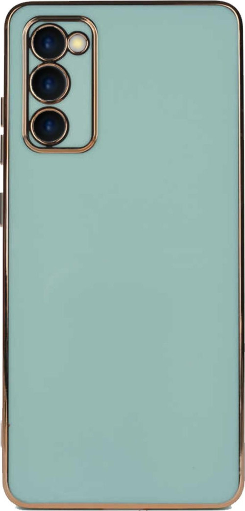 Samsung Galaxy A03S Kapak Kamera Korumalı Lazer Kesim Lüx Silikon Kılıf - Turkuaz