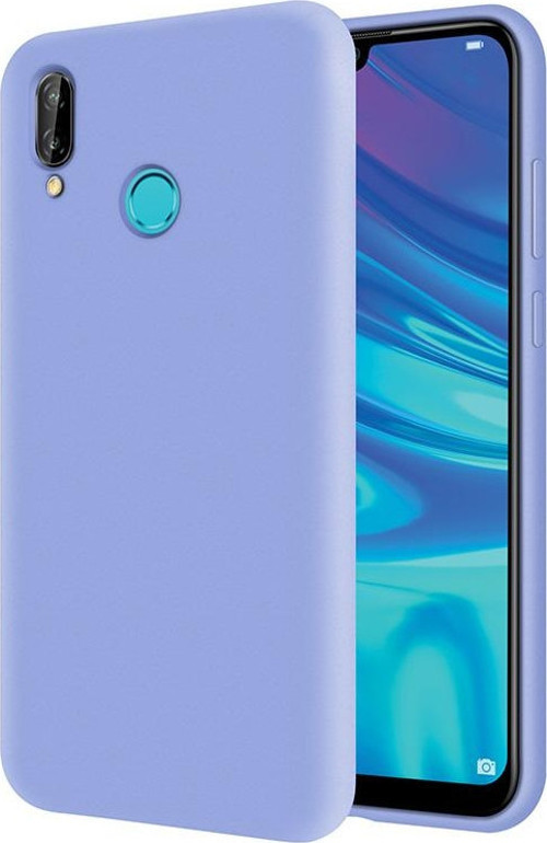 Huawei P Smart 2019 İçi Kadife Soft Logosuz Lansman Silikon Kılıf - Lila