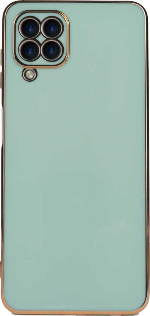 Samsung Galaxy M12 Kapak Kamera Korumalı Lazer Kesim Lüx Silikon Kılıf - Turkuaz