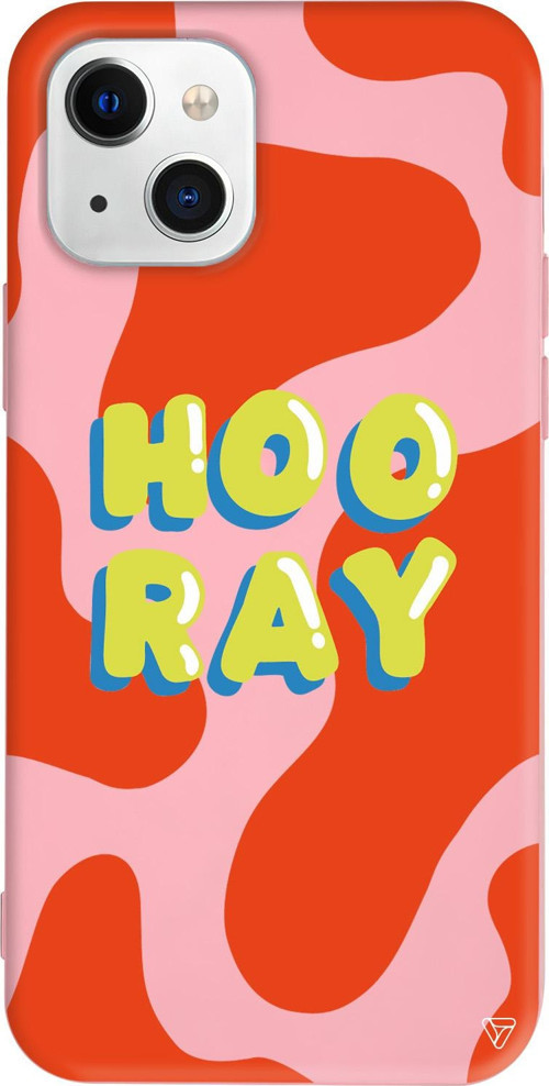 iPhone 15 Plus Uyumlu Pembe Renkli Silikon Hoo Ray Abstract Koleksiyonu Telefon Kılıfı