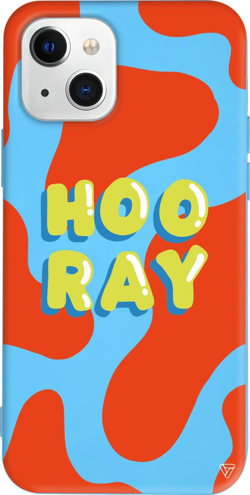 iPhone 15 Plus Uyumlu Mavi Renkli Silikon Hoo Ray Abstract Koleksiyonu Telefon Kılıfı