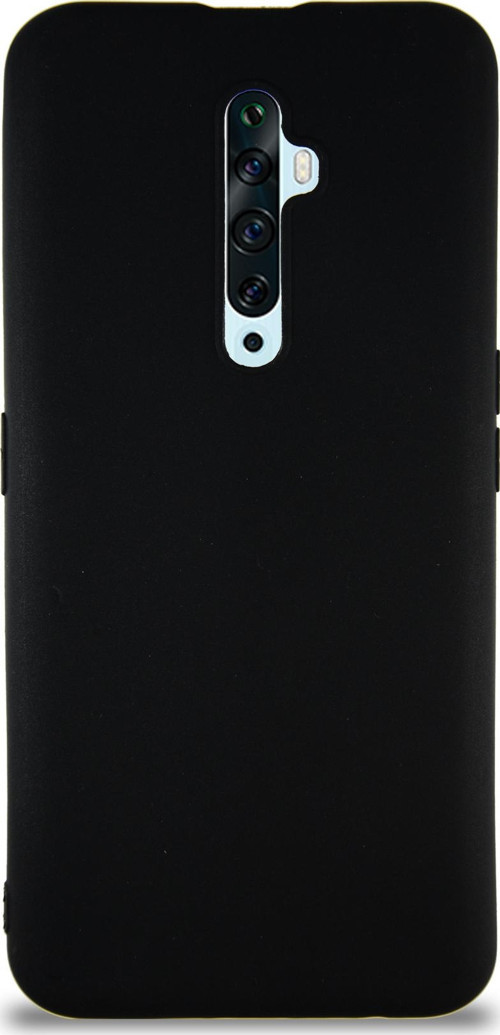 Oppo Reno 2Z Kılıf Soft Premier Renkli Silikon Kapak - Siyah