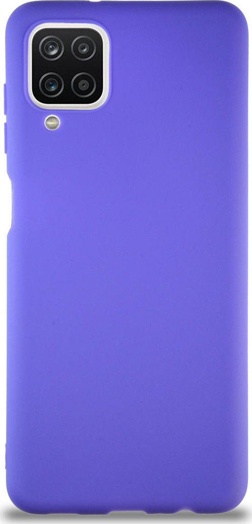 Samsung Galaxy M12 Kılıf Soft Premier Renkli Silikon Kapak - Mor
