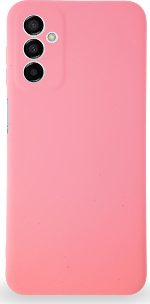Samsung Galaxy M13 Kapak İçi Kadife Kamera Korumalı Lansman Silikon Kılıf - Pembe