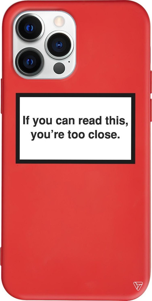 iPhone 15 Pro Max Uyumlu Kırmızı Renkli Silikon Too Close Telefon Kılıfı