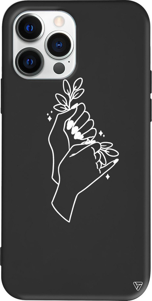 iPhone 15 Pro Max Uyumlu Siyah Renkli Silikon Eller 3 Telefon Kılıfı