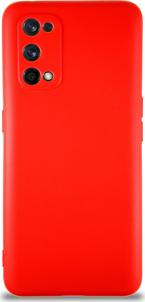 Realme 7 Pro Kılıf Soft Premier Renkli Silikon Kapak - Kırmızı