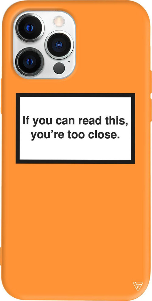 iPhone 15 Pro Max Uyumlu Turuncu Renkli Silikon Too Close Telefon Kılıfı