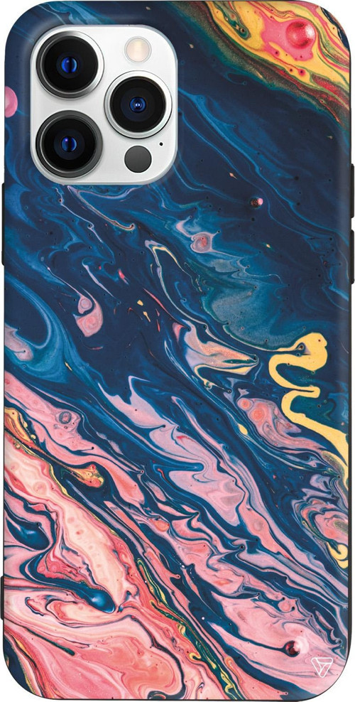 iPhone 15 Pro Max Uyumlu Siyah Renkli Silikon Yagli Boya Telefon Kılıfı