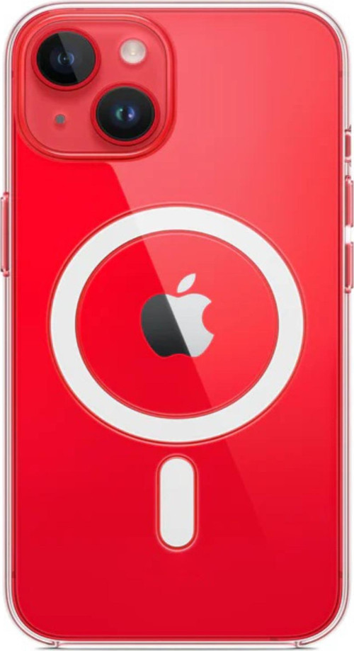 Apple iPhone 14 Kapak Magsafe Kablosuz Şarj Destekli Şeffaf Kılıf