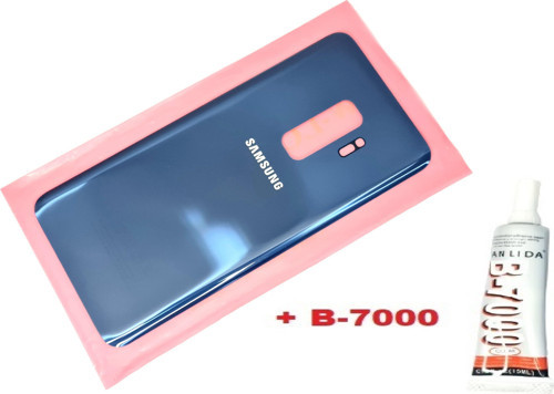 Samsung Galaxy S9 PLUS Arka Pil Batarya Kapağı (CAM+B-7000) MAVİ