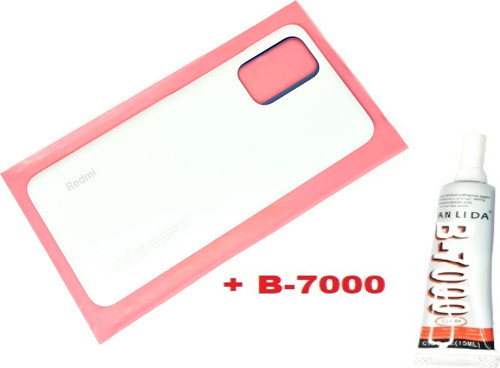 Xiaomi Redmi Note 10S (4G) Arka Pil Batarya Kapağı (B-7000) BEYAZ