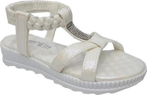 2805-22 Abiye Trend Kız Çocuk Sandalet 31-35