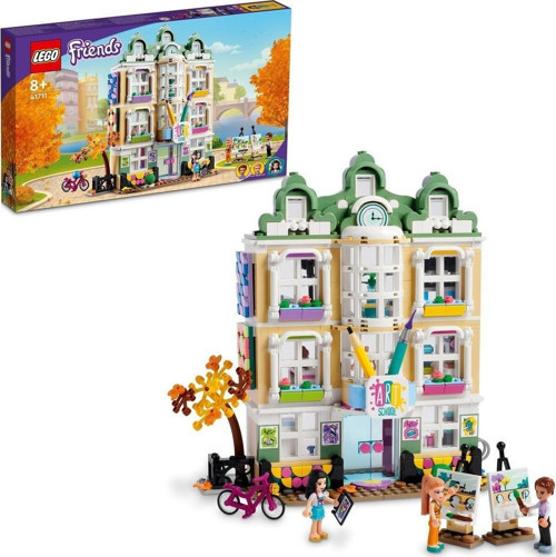 Friends Emma’nın Sanat Okulu 41711 - Mini Sanat Stüdyosu İçeren Okul Yapım Seti +8 Yaş (844 Parça)
