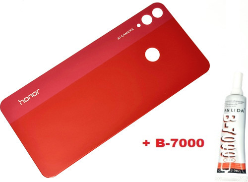 Huawei Honor 8X Arka Pil Batarya Kapak (CAM+B-7000) KIRMIZI