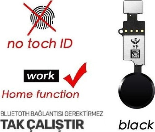 İphone 8 Home Tuşu (SİYAH)