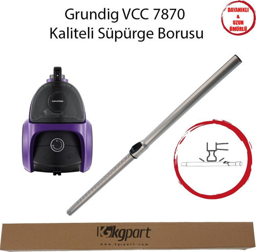 Grundig VCC 7870 HEPA Filtreli Toz Torbasız Elektrikli Süpürge Uyumlu Boru - Hortum Bağlantı