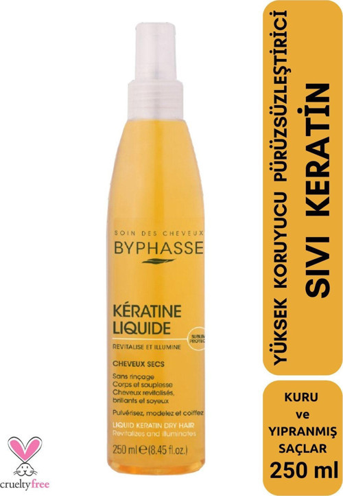 Kuru Saçlara Özel Sıvı Keratin Yüksek Koruyucu Pürüzsüzleştirici 250ml