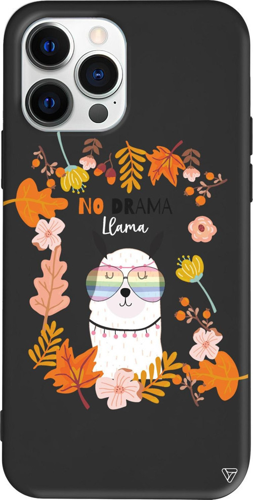 iPhone 15 Pro Uyumlu Siyah Renkli Silikon No Drama Lama Telefon Kılıfı