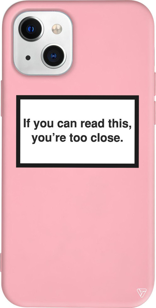 iPhone 15 Uyumlu Pembe Renkli Silikon Too Close Public Spot Koleksiyonu Telefon Kılıfı
