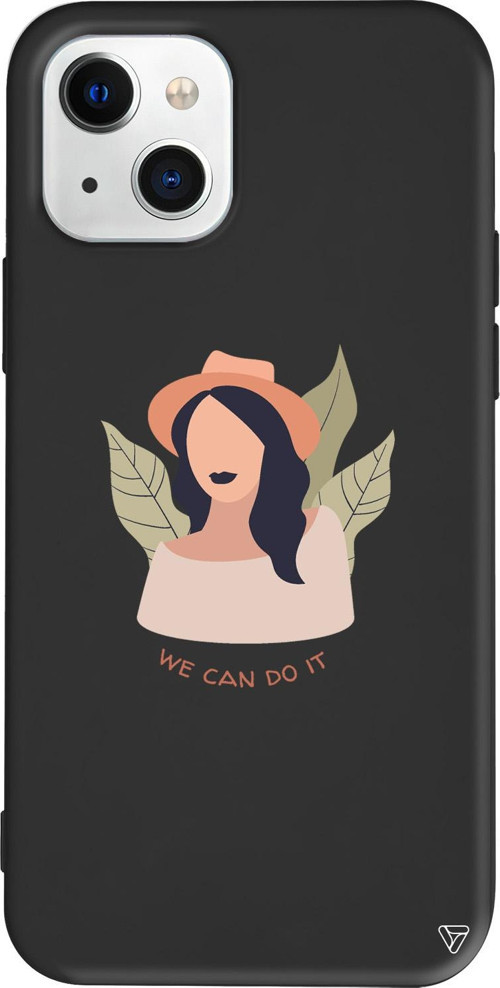 iPhone 15 Uyumlu Siyah Renkli Silikon Girl Can Girl Boss Koleksiyonu Telefon Kılıfı