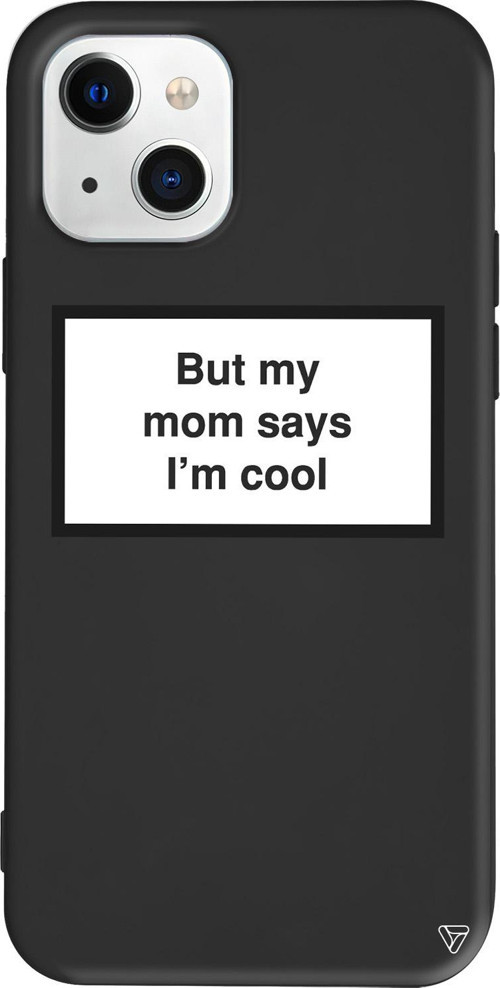 iPhone 15 Uyumlu Siyah Renkli Silikon I'm Cool Public Spot Koleksiyonu Telefon Kılıfı