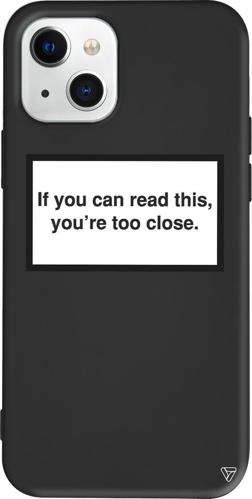 iPhone 15 Uyumlu Siyah Renkli Silikon Too Close Public Spot Koleksiyonu Telefon Kılıfı