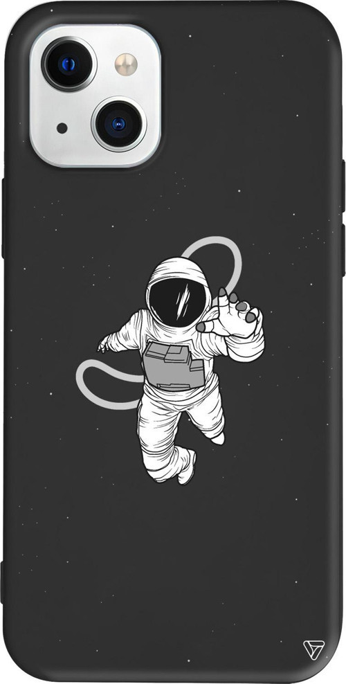 iPhone 15 Uyumlu Siyah Renkli Silikon Touch Space Koleksiyonu Telefon Kılıfı