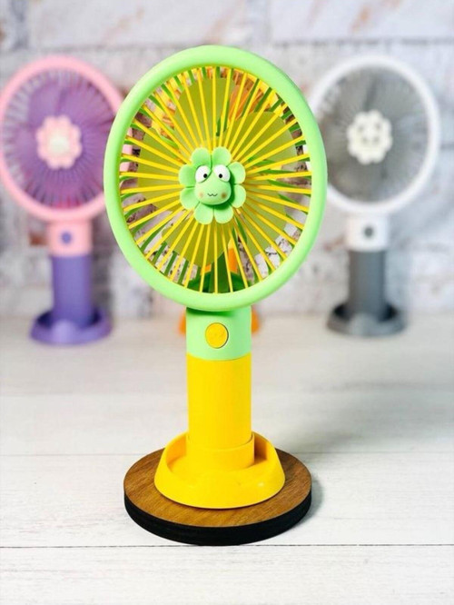 Mini Fan Masaüstü Taşınabilir Telefon Stantlı Vantilatör 2Si 1 Arada Taşınabilir Masaüstü Fan