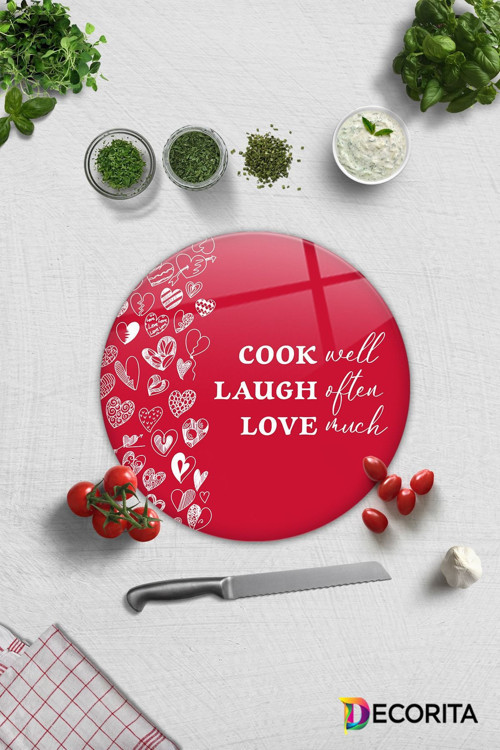 Cam Kesme Tahtası - Cam Kesme Tablası | Cook Well | Çap32cm