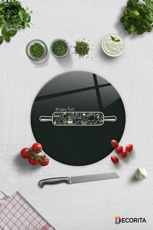 Cam Kesme Tahtası - Cam Kesme Tablası | Kitchen Tools - Mutfak Gereçleri | Çap32cm