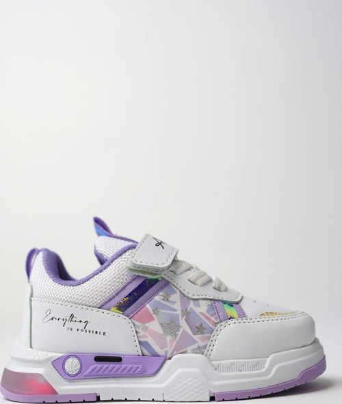 DORY Garantili Işıklı Bağcıklı ve Cırtlı Unisex Çocuk Sneaker Spor Ayakkabı