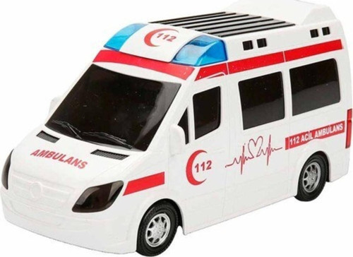 Birlik Toys Oyuncak Ambulans Sesli Işıklı Pilli Hareketli